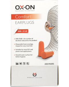 OX-ON Disposable Earplugs Comfort