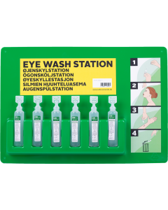 Eyewash station 6x30 ml
